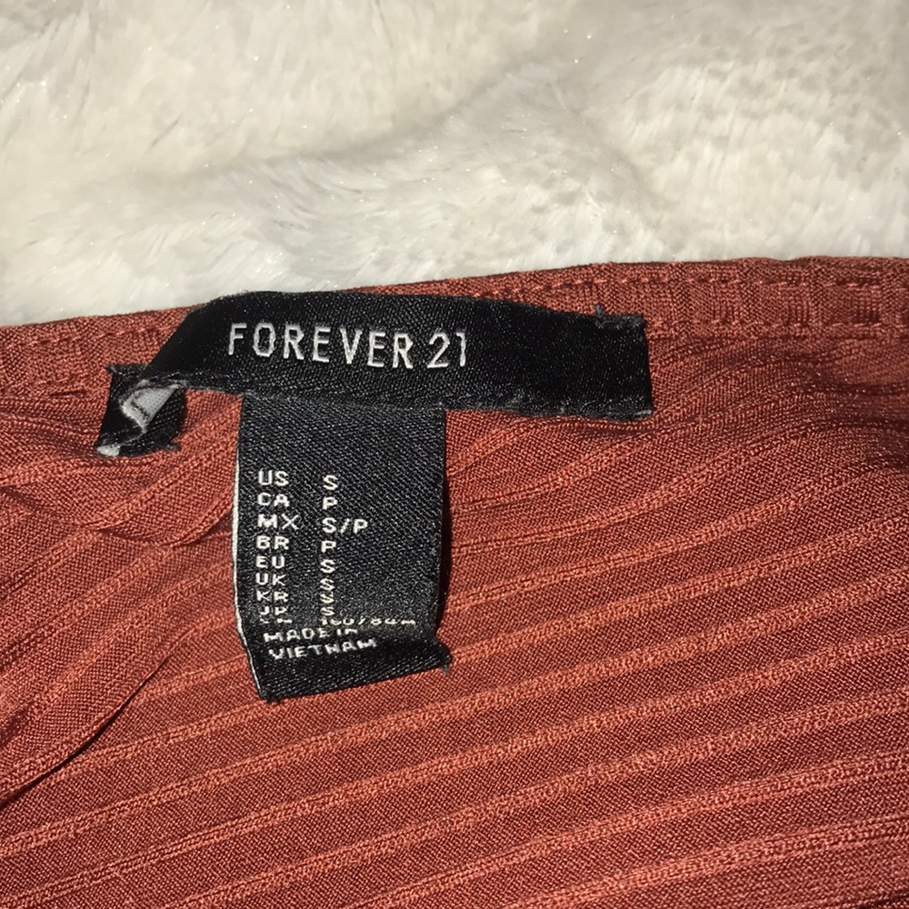 forever 21 rust bodysuit - Picture 3 of 3
